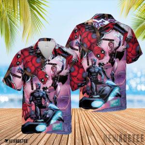 Deadpool Marvel Comics Hawaiian Shirt, Beach Shorts