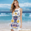 Miller Lite It’s Miller Time In California Costume Maxi Dress