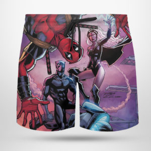 Deadpool Marvel Comics Hawaiian Shirt, Beach Shorts