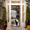 Zombie Halloween Door Cover Decorations for Front Door
