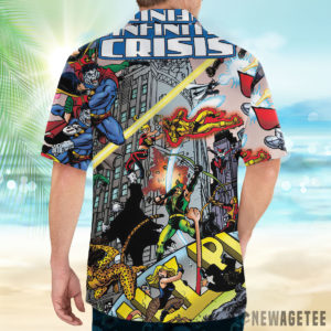 Infinite Crisis Sorting out the Crisis DC Hawaiian Shirt, Beach Shorts