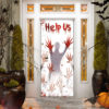 Horror Movie Halloween Door Cover Decorations for Front Door