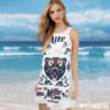 Miller Lite It’s Miller Time In California Costume Maxi Dress