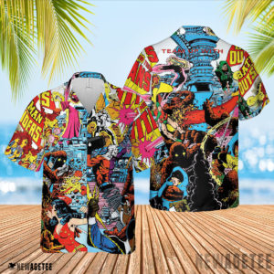 New Teen Titans Batman Outsiders Hawaiian Shirt, Beach Shorts
