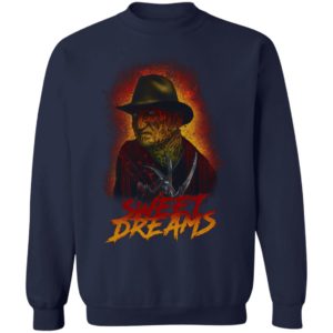 Sweet Dreams Mens Freddy Krueger T-Shirt Nightmare On Elm Street Halloween Movie Tee