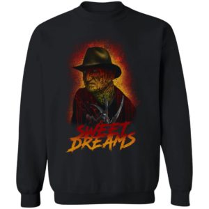 Sweet Dreams Mens Freddy Krueger T-Shirt Nightmare On Elm Street Halloween Movie Tee