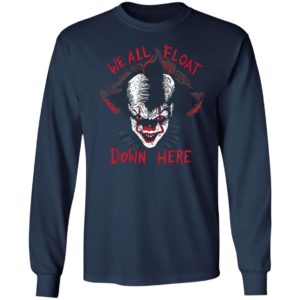 IT PENNYWISE We All Float Down Here Halloween CLOWN T-Shirt