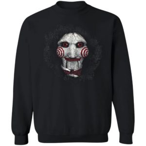Saw T-Shirt, Mens Jigsaw Mask Halloween Horror Movie Unisex Top Scary