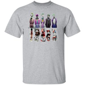 THE JOKER HARLEY QUINN T-Shirt, Batman Suicide Squad Mens Unisex Tee Dark Knight
