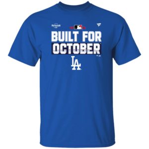 Los Angeles Dodgers Fanatics Branded 2021 Postseason Locker Room T-Shirt