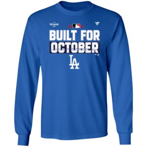 Los Angeles Dodgers Fanatics Branded 2021 Postseason Locker Room T-Shirt