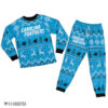Chicago Bears Ugly Christmas Raglan Pajamas Set