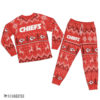 Houston Texans Ugly Christmas Raglan Pajamas Set
