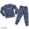 Las Vegas Raiders Ugly Christmas Raglan Pajamas Set