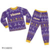 Minnesota Twins Ugly Christmas Raglan Pajamas Set