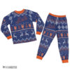 New Orleans Saints Ugly Christmas Raglan Pajamas Set