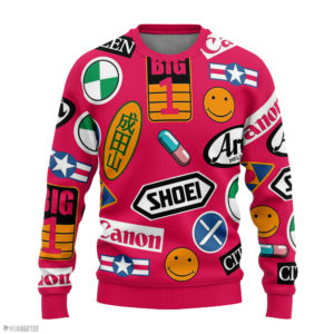 Akira Bike Stickers Ugly Christmas Sweater Akira Bike Stickers Ugly Christmas Sweater