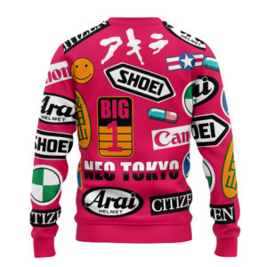 Akira Bike Stickers Ugly Christmas Sweater