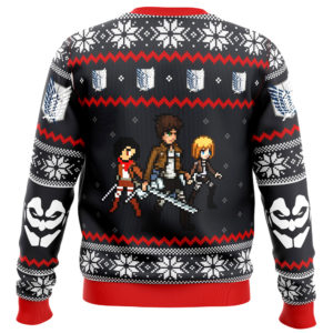 Attack on Titan Colossal Claus Is Coming To Town Ugly Christmas Sweater