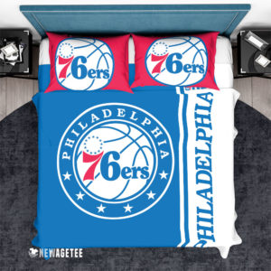 Bedding Set Philadelphia 76ers NBA Basketball Duvet Cover and Pillow Case Bedding Set
