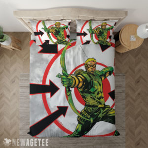 Green Arrow Weird Science DC Comics Duvet Cover and Pillow Case Bedding Set