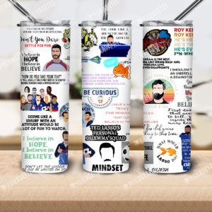 Believe Ted Lasso Personal Dilemma Squad Skinny Tumbler 20oz
