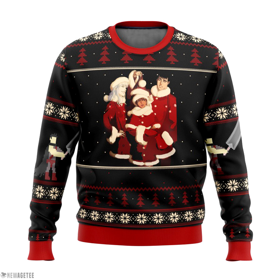Berserk Guts Casca Griffith Merry Christmas Ugly Christmas Sweater Berserk Guts Casca Griffith Merry Christmas Ugly Christmas Sweater
