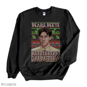 Bears, Beats, Jim Battlestar Galactica The Office Christmas Sweatshirt