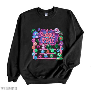 Black Sweatshirt Bobbles Bubble T Shirt