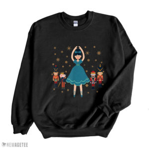 Black Sweatshirt Christmas Ballet Clara Mouse King Princess Nutcracker Sweatshirt