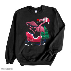 Christmas Flamingo Tropic Winter Gifts Sweatshirt