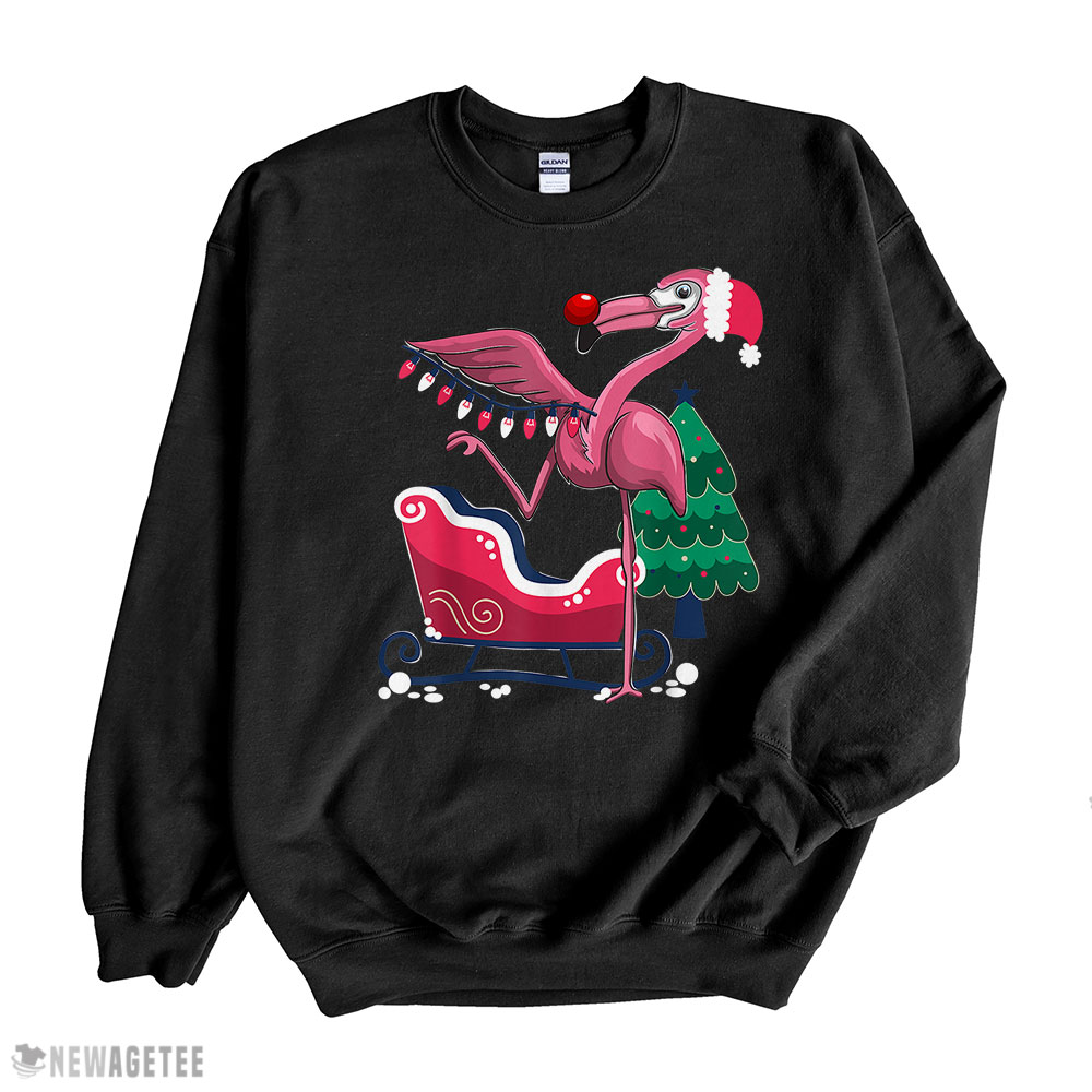 Christmas Flamingo Tropic Winter Gifts Sweatshirt Christmas Flamingo Tropic Winter Gifts Sweatshirt