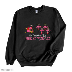Flamingo Christmas I’m Dreaming Of A Pink Christmas Sweatshirt