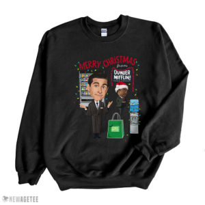 Black Sweatshirt Merry Christmas From Dunder Mifflin The Office Christmas Sweatshirt