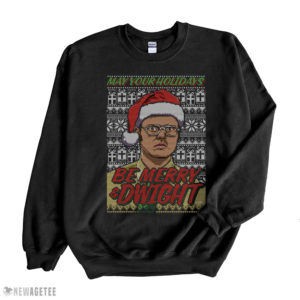 Merry and Dwight May Your Holidays The Office Ugly Christmas Sweater Merry and Dwight May Your Holidays The Office Ugly Christmas Sweater