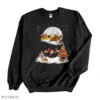 Santa Snowman Flamingo Merry Christmas Sweatshirt