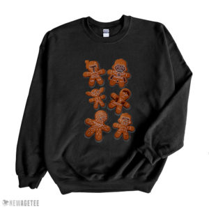 Black Sweatshirt Star Wars Christmas Ginger Bread Wars T Shirt