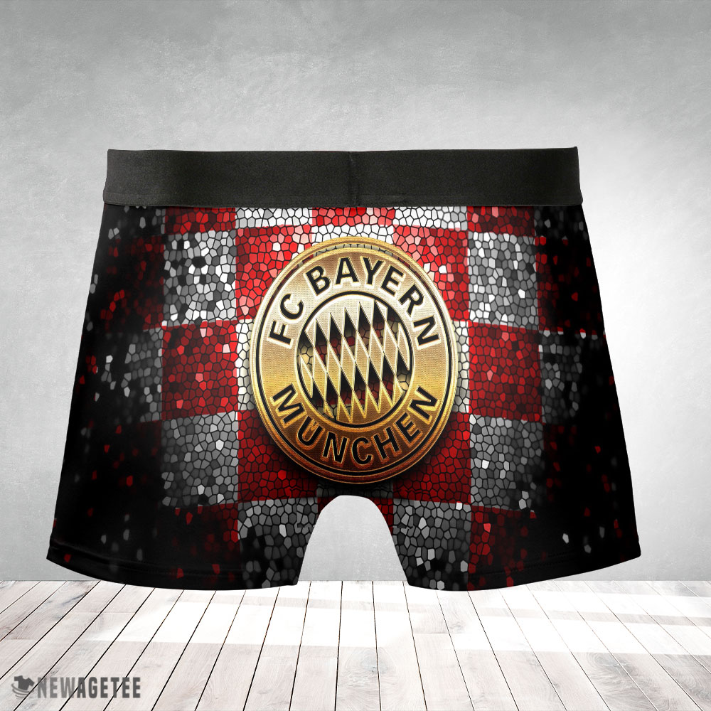 Bayern Munich FC Glitter Mens Underwear Boxer Briefs Bayern Munich FC Glitter Mens Underwear Boxer Briefs
