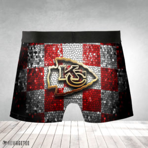 Kansas City Chiefs NFL Glitter Mens Underwear Boxer Briefs