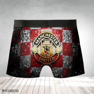 Manchester United FC Glitter Mens Underwear Boxer Briefs