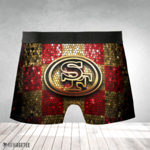 Boxer Briefs San Francisco 49ers NFL Glitter Mens Underwear Boxer Briefs