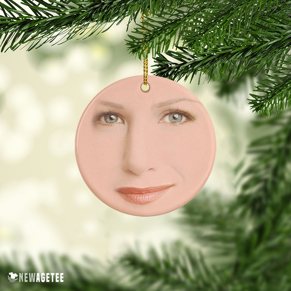 Friends TV Show Rachel Green Face Christmas Ornaments Funny Holiday Gift