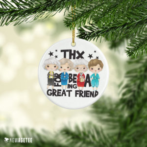 Golden Girls Christmas Ornament Bea Arthur Thx For Being A Great Friend