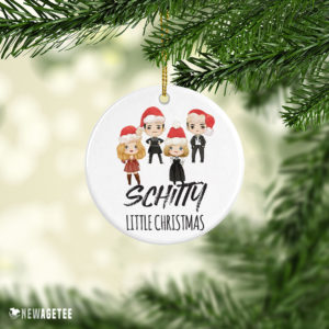 SCHITTY Little Christmas Moira David Alexis Johnny Rose Merry Christmas Ornament