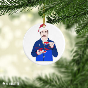 Ted Drinking Tea Merry Christmas Ornament Funny Holiday Gift