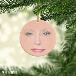 The Golden Girls Blanche Devereaux Face Christmas Ornament Funny Holiday Gift