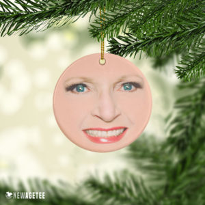 The Golden Girls Rose Nylund Face Christmas Ornament Funny Holiday Gift