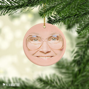 Ceramic Ornament The Golden Girls Sophia Petrillo Face Christmas Ornament Funny Holiday Gift