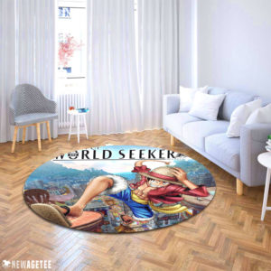 Circle Carpet Rug One Piece World Seeker PS4 Round Rug Carpet