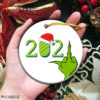 2021 Grinch Ho Ho Ho Christmas Ornament